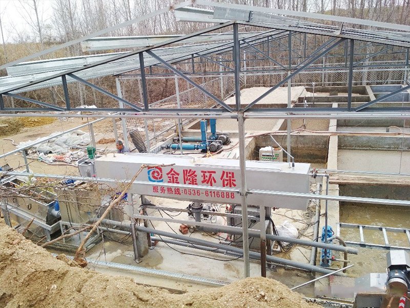養(yǎng)鴨場(chǎng)疊螺糞便脫水機(jī)案例展示