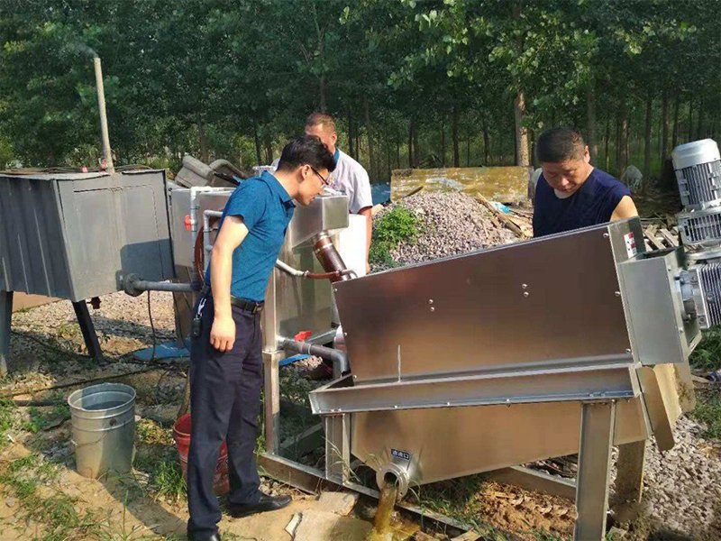 疊螺式污泥脫水機(jī)案例展示